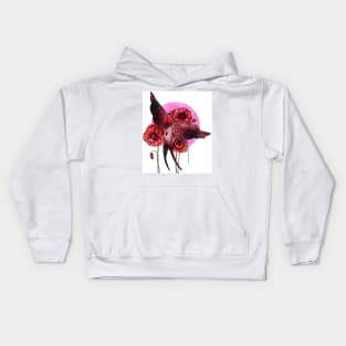 Water colour Sparrow Kids Hoodie